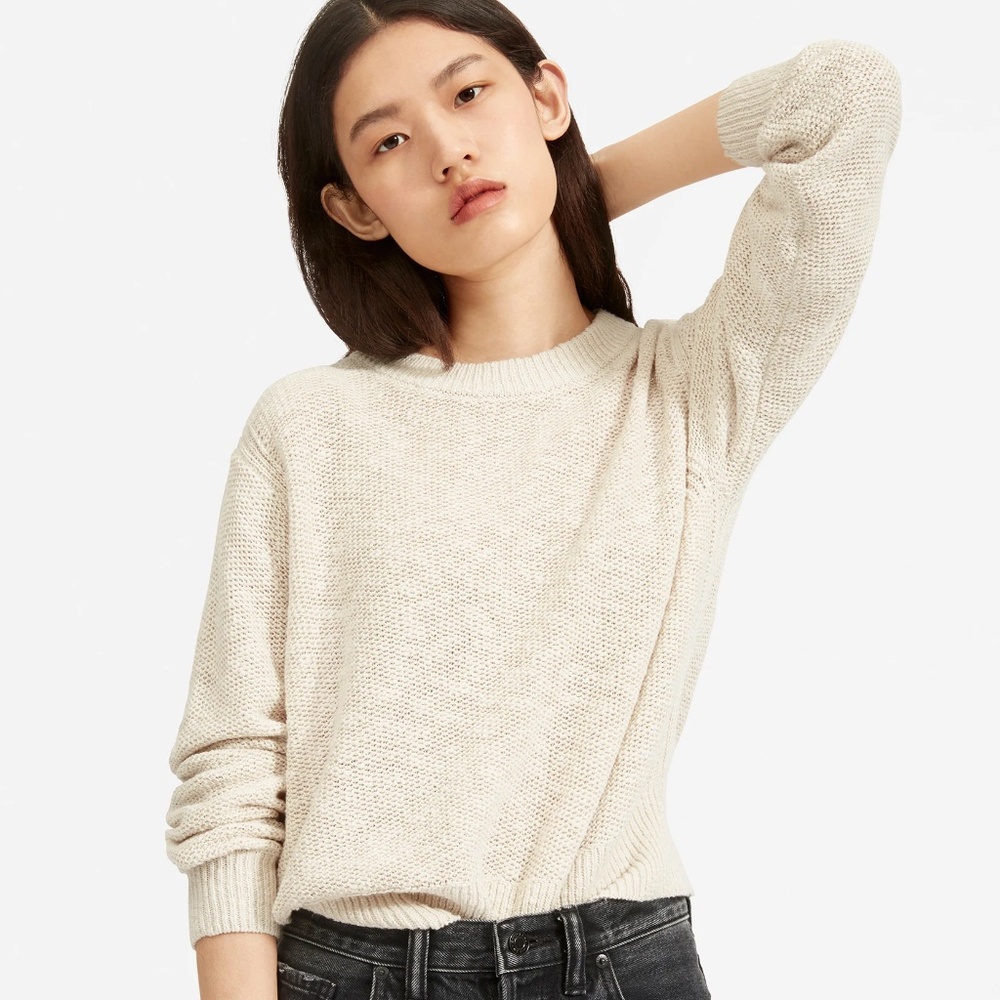 Everlane Cotton-Linen Crew